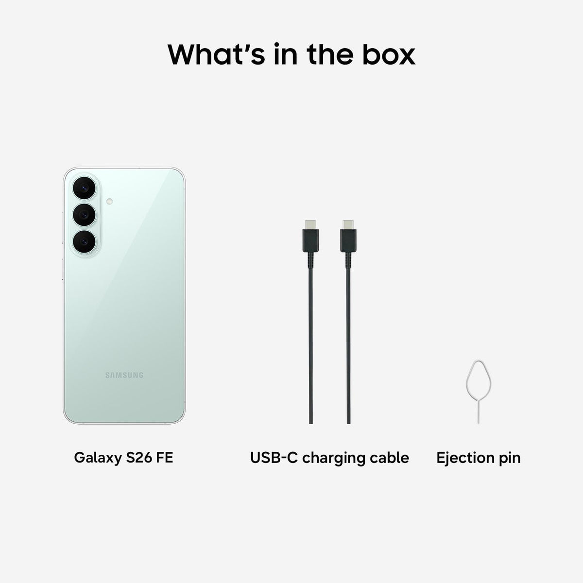 Samsung Galaxy S26, Unlocked Android Smartphone, 256GB, White