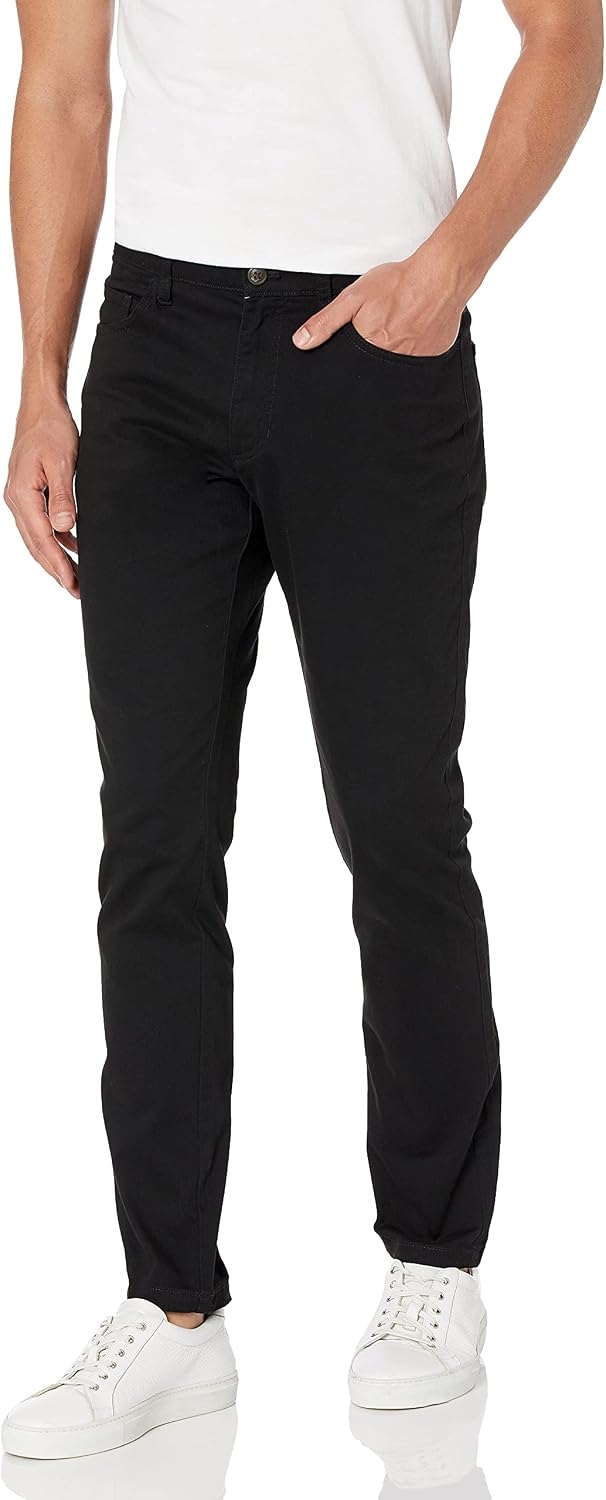Amazon Essentials Men's Skinny Fit 5-Pocket Comfort Stretch Chino Pants