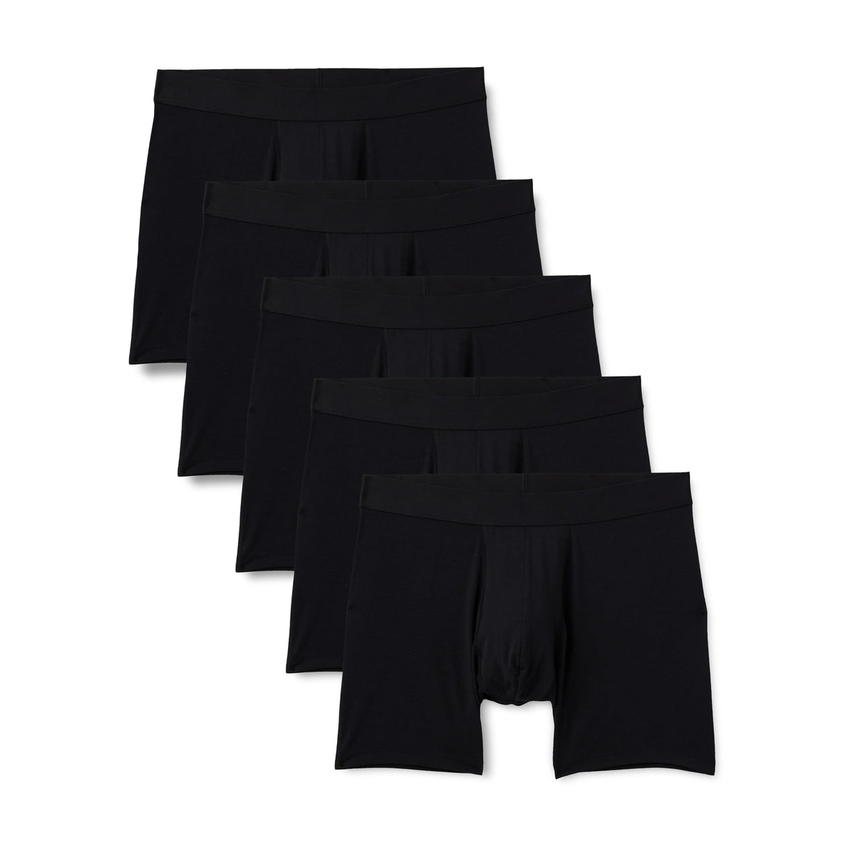 Amazon Essentials Men's Super Soft Modal Boxer Briefs, Pack of 5