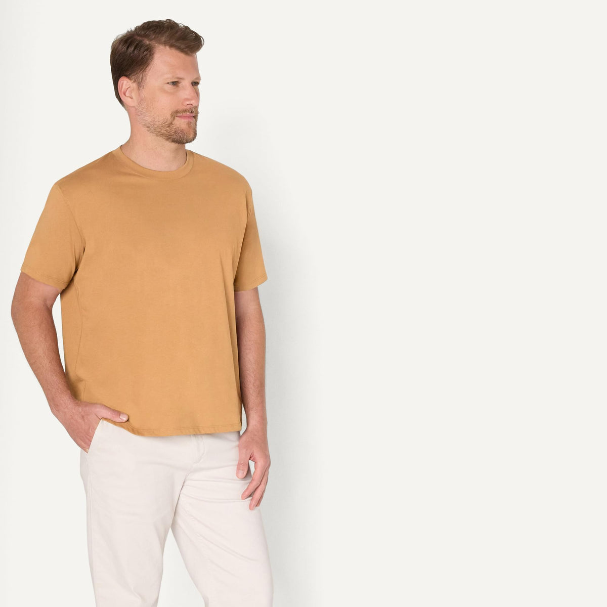 Amazon Essentials Men's Relaxed Fit Cotton Jersey T-Shirt, Soft Fabric