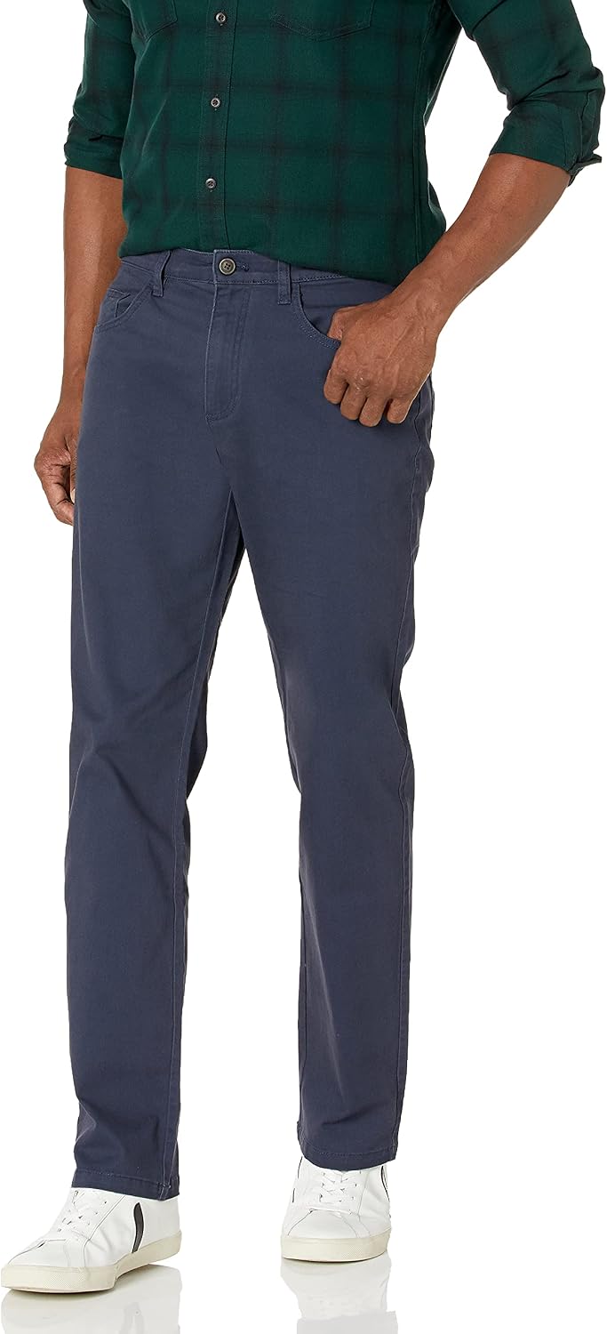 Amazon Essentials Men's Skinny Fit 5-Pocket Comfort Stretch Chino Pants
