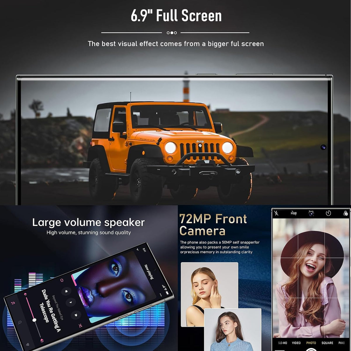I26 Ultra 5G Unlocked Smartphone 1TB Android 14
