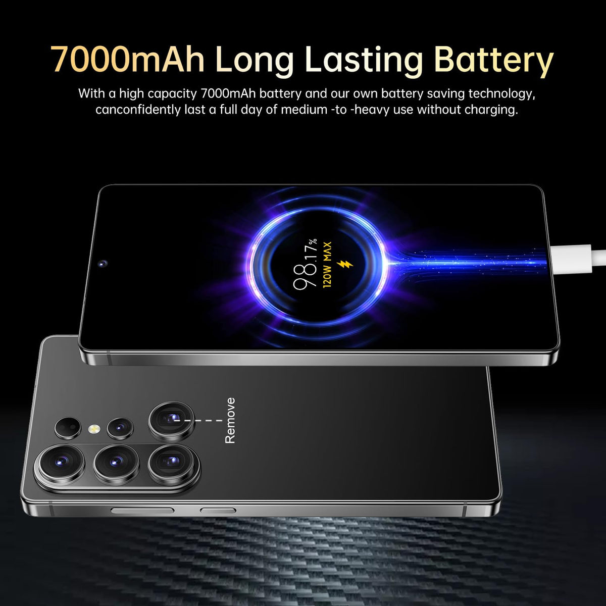 26 Ultra Unlocked Phone 16+1TB,Built in Pen The Phone,Battery 7000mAh 7.0" HD Screen,Android 15 Smartphone,Face ID/5G/Fingerprint Lock/Dual SIM/GPS (Rose Gold)