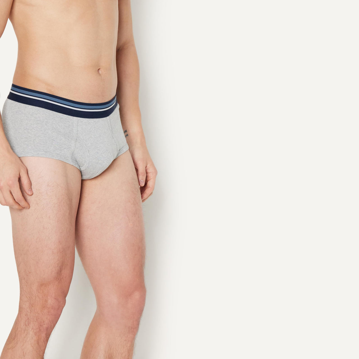 Amazon Essentials Men's Breathable Ribbed Knit Briefs with Elasticized Waistband, Multipacks
