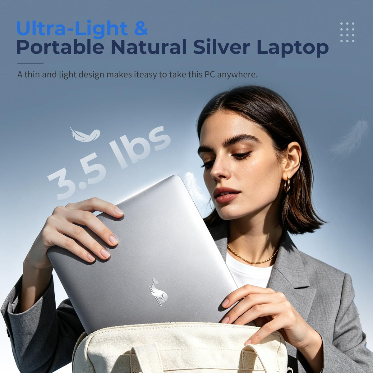 2026 Flagship 15.6" Business Laptop Computer, 16GB RAM 512GB SSD, Core i5-7Y54(Up to 3.2GHz), Windows 11 Pro, Office 365, Fan Cooling, 2-Year Warranty, Portable Traditional Lap Top for Students & Work