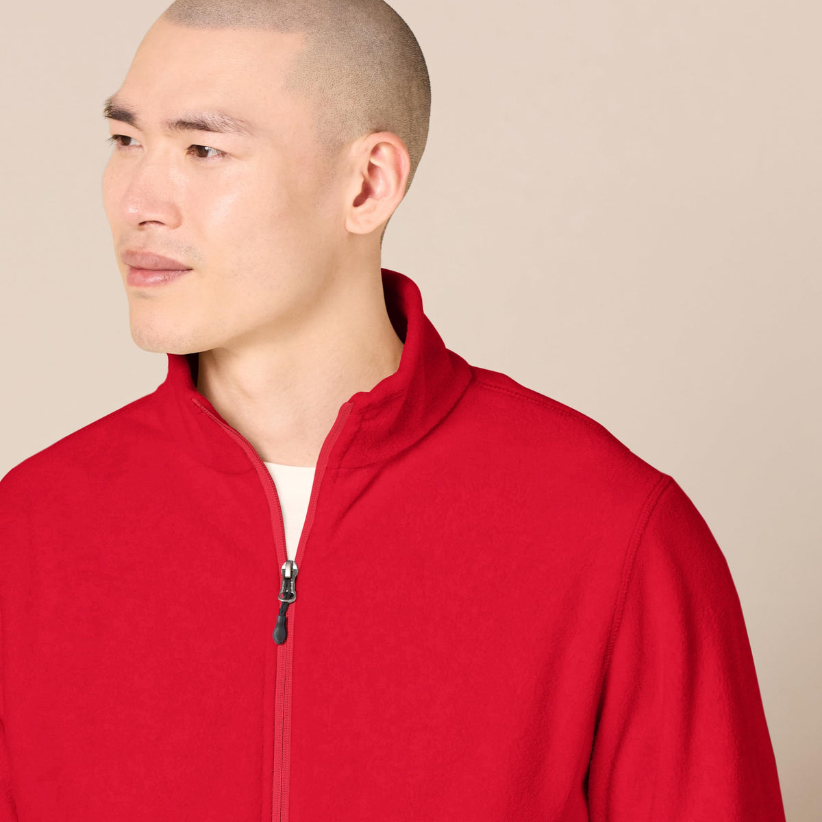 Amazon Essentials Men's Full-Zip Polar Fleece Jacket with Zippered Pockets for Cold Outdoor Weather