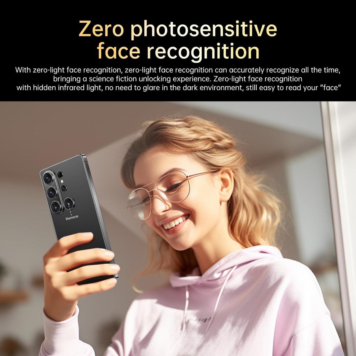 26 Ultra Unlocked Phone 16+1TB,Built in Pen The Phone,Battery 7000mAh 7.0" HD Screen,Android 15 Smartphone,Face ID/5G/Fingerprint Lock/Dual SIM/GPS (Rose Gold)