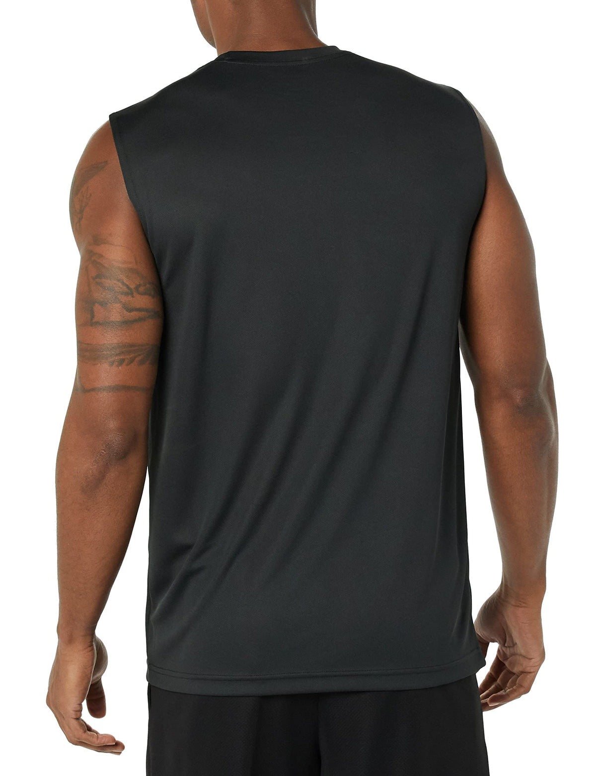 Amazon Essentials Men's Active Performance Tech Muscle Sleeveless Top, Breathable Moisture Wicking Workout Shirt, Pack of 2