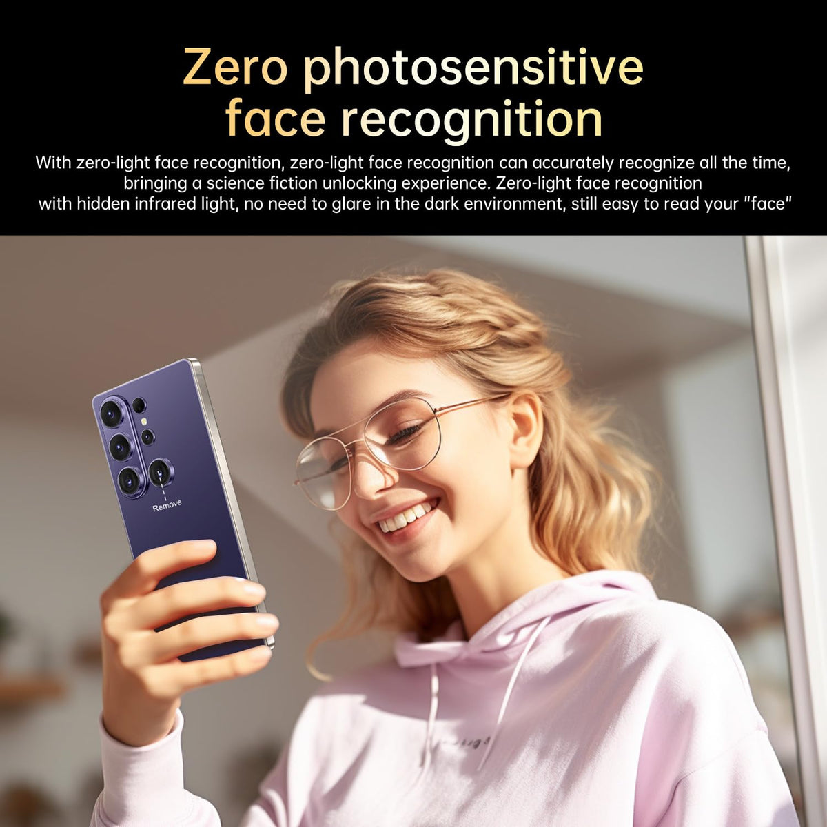 26 Ultra Unlocked Phone 16+1TB,Built in Pen The Phone,Battery 7000mAh 7.0" HD Screen,Android 15 Smartphone,Face ID/5G/Fingerprint Lock/Dual SIM/GPS (Rose Gold)