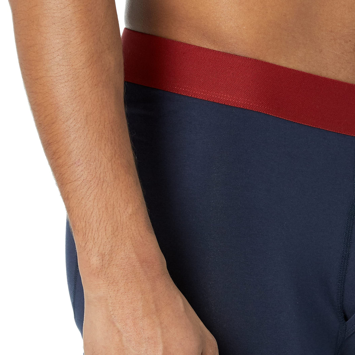 Amazon Essentials Men's Cotton Jersey Boxer Briefs Underwear, Pack of 5
