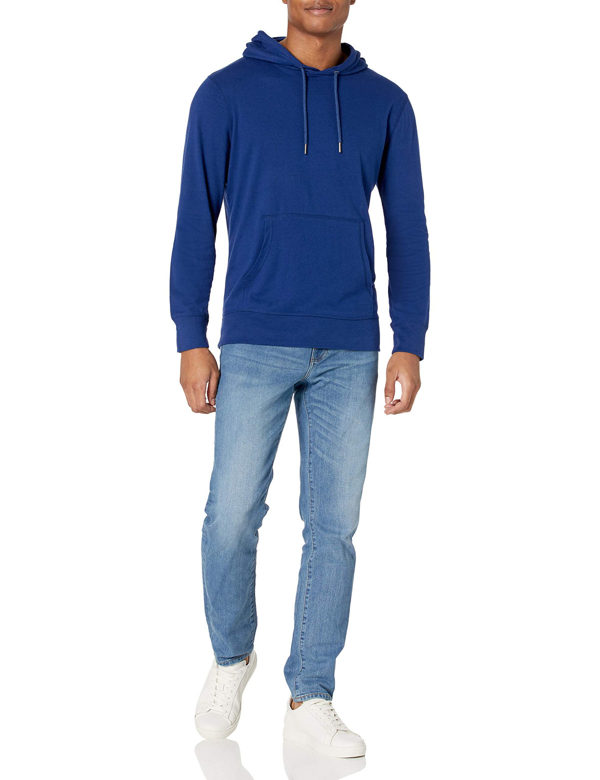Amazon Essentials Men's Lightweight Jersey Pullover Hoodie, Soft