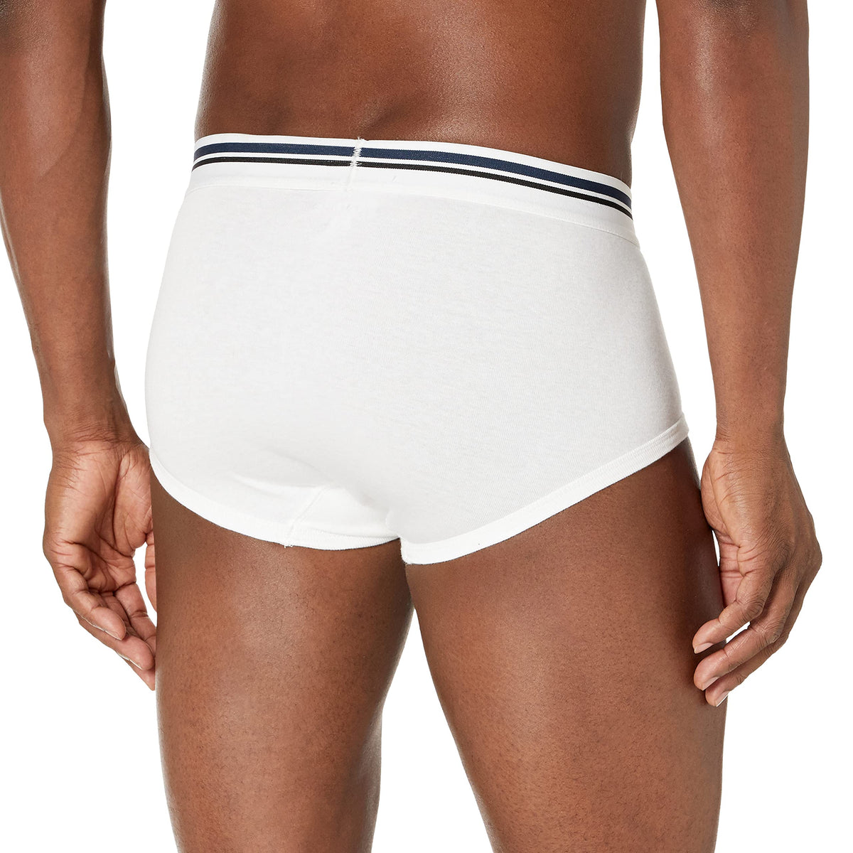 Amazon Essentials Men's Breathable Ribbed Knit Briefs with Elasticized Waistband, Multipacks