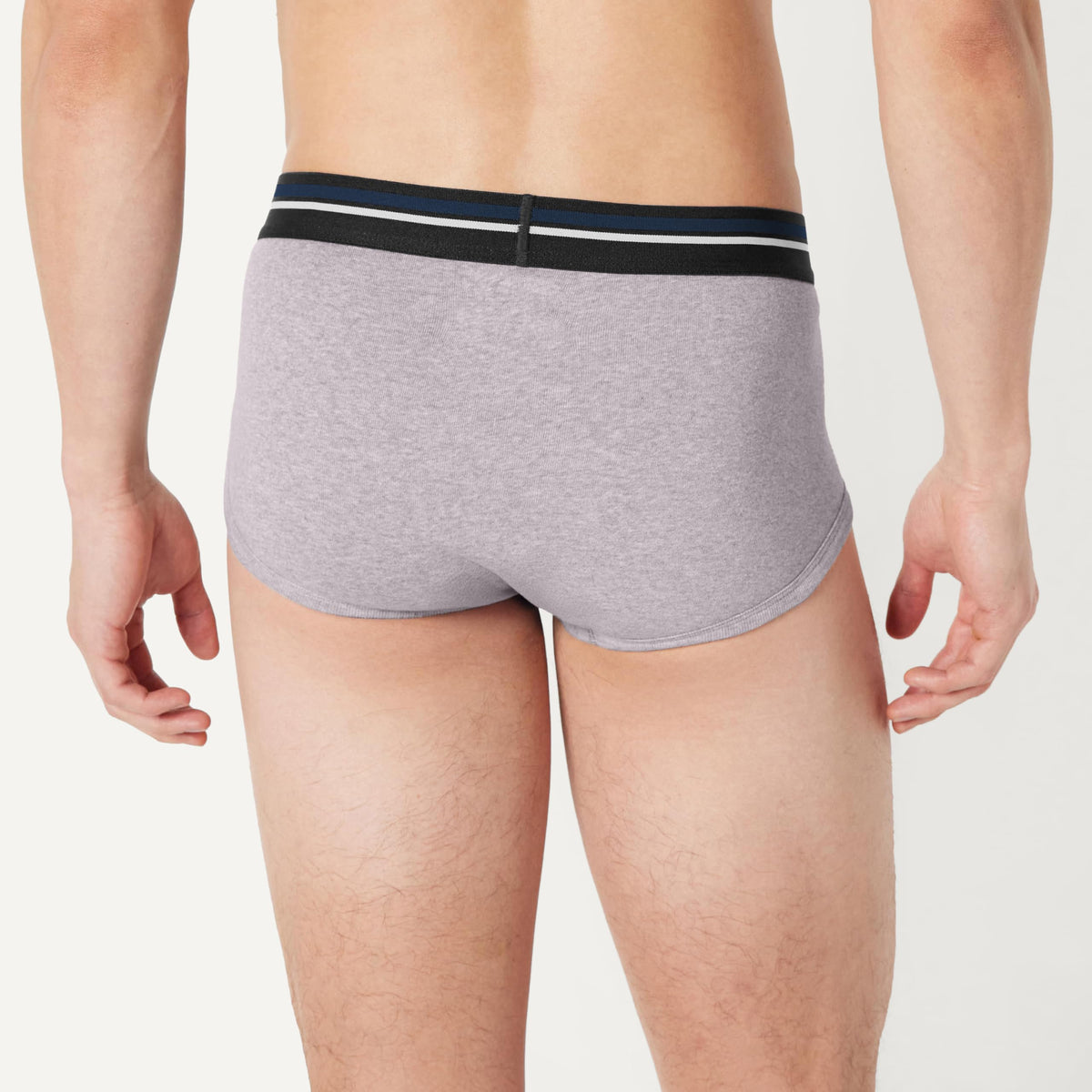 Amazon Essentials Men's Breathable Ribbed Knit Briefs with Elasticized Waistband, Multipacks