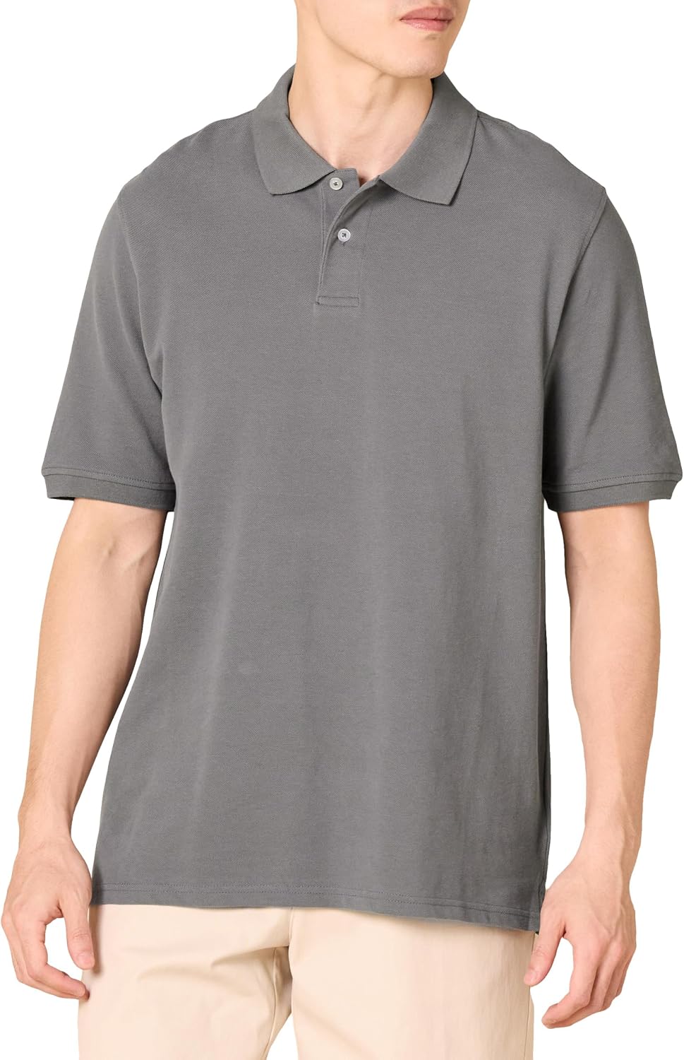 Amazon Essentials Men's Regular-Fit Cotton Pique Polo Shirt