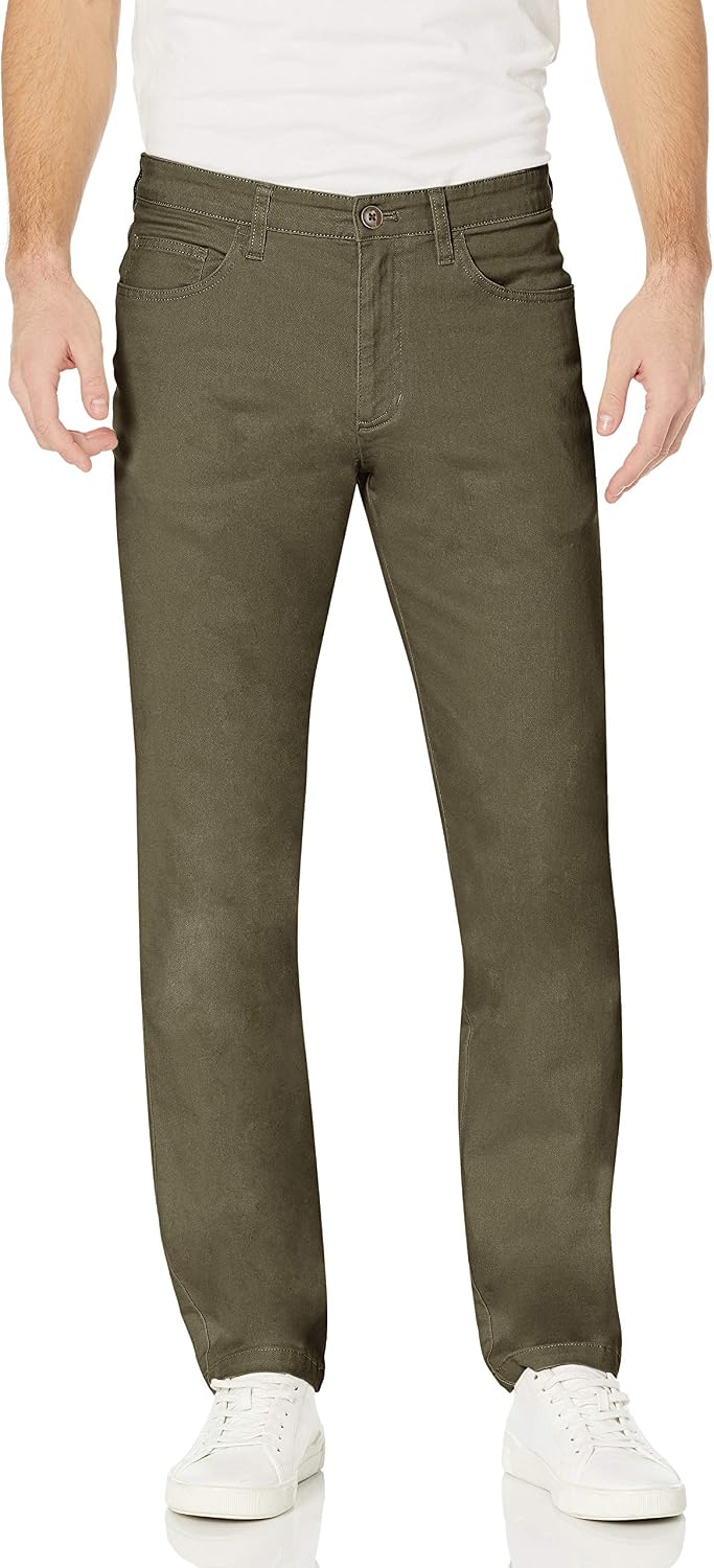 Amazon Essentials Men's Skinny Fit 5-Pocket Comfort Stretch Chino Pants