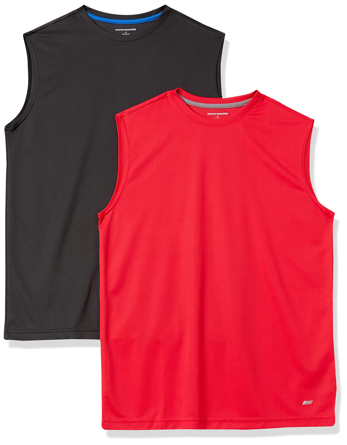 Amazon Essentials Men's Active Performance Tech Muscle Sleeveless Top, Breathable Moisture Wicking Workout Shirt