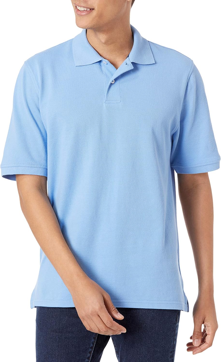 Amazon Essentials Men's Regular-Fit Cotton Pique Polo Shirt