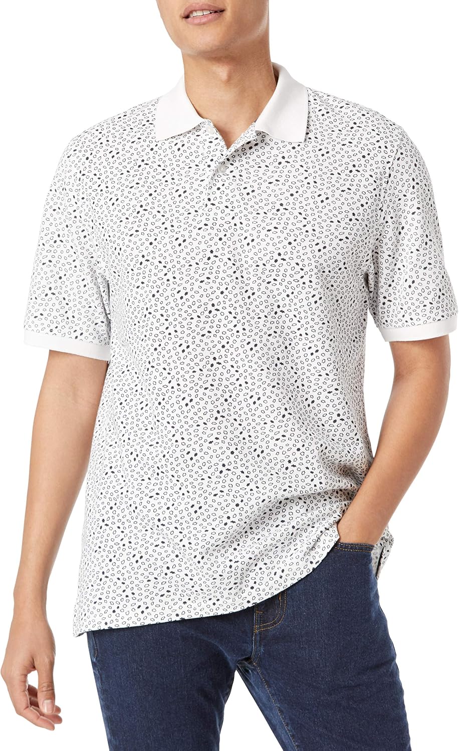 Amazon Essentials Men's Regular-Fit Cotton Pique Polo Shirt