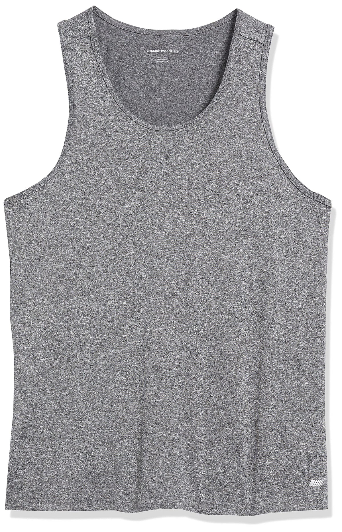 Amazon Essentials Men's Quick Dry Moisture-Wicking Tech Stretch Active Sleeveless Tank Top Workout Shirt