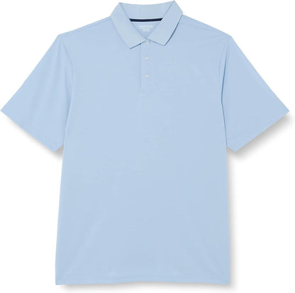 Amazon Essentials Men's Regular Fit Golf Polo Shirt, Moisture-Wicking Quick Dry, Recycled Polyester, Short Sleeve