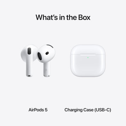 Apple AirPods 5 Wireless Earbuds with Active Noise Cancellation