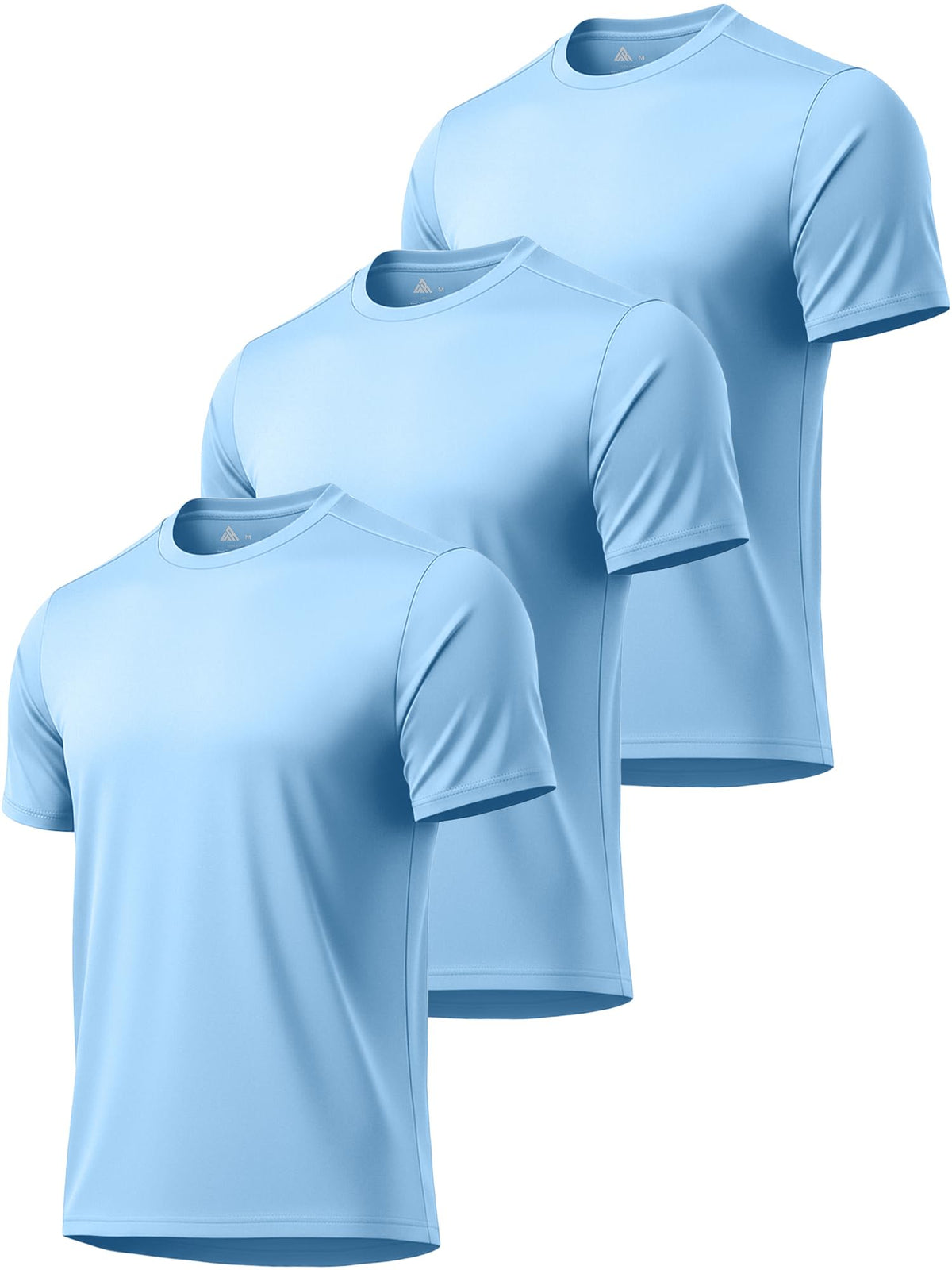 5 Pack T Shirts for Men UPF 50+ UV Sun Protection Shirts Fast Dry Rash Guard Workout Running Swimming Shirt