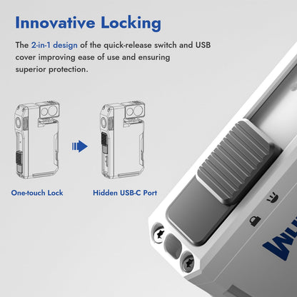 WUBEN G5 Rechargeable EDC Flashlight, Mini Flat Bright Pocket Flashlight