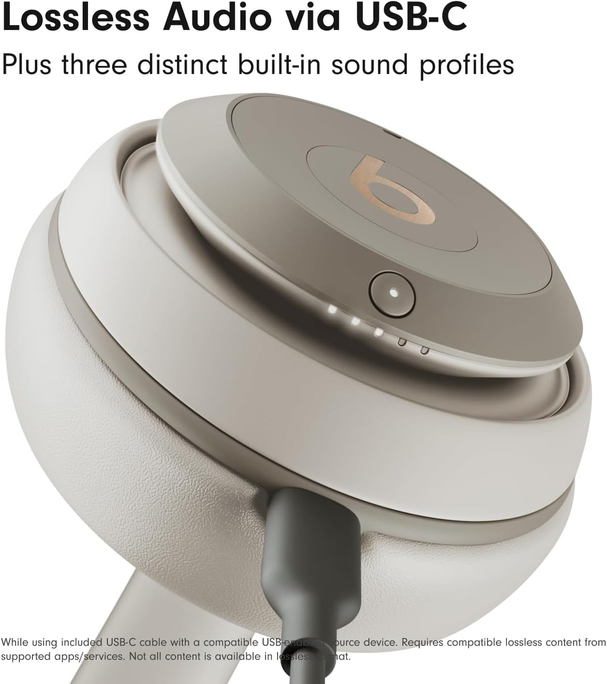Beats Studio Pro with AppleCare+ for Headphones (2 Years) - Sand Gray