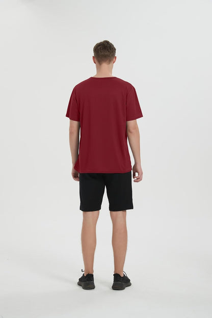 5 Pack Athletic Mens T Shirts Mesh Quick Dry Short Sleeve Tee Shirts Mens