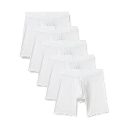 Amazon Essentials Men's Super Soft Modal Boxer Briefs, Pack of 5