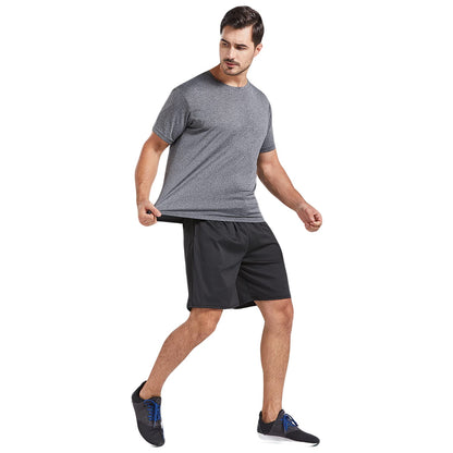 5 Pack Men's Dry Fit T Shirts Athletic Running Gym Workout Short Sleeve Tee Shirts for Men