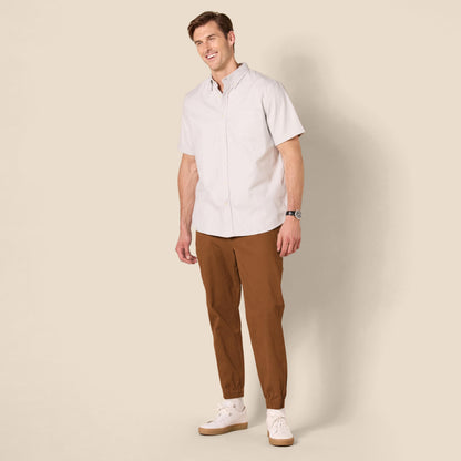 Amazon Essentials Men's Straight-Fit Chino Jogger Pants with Elastic Waist and Pockets