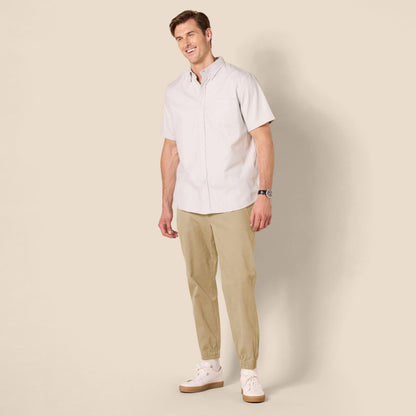 Amazon Essentials Men's Straight-Fit Chino Jogger Pants with Elastic Waist and Pockets
