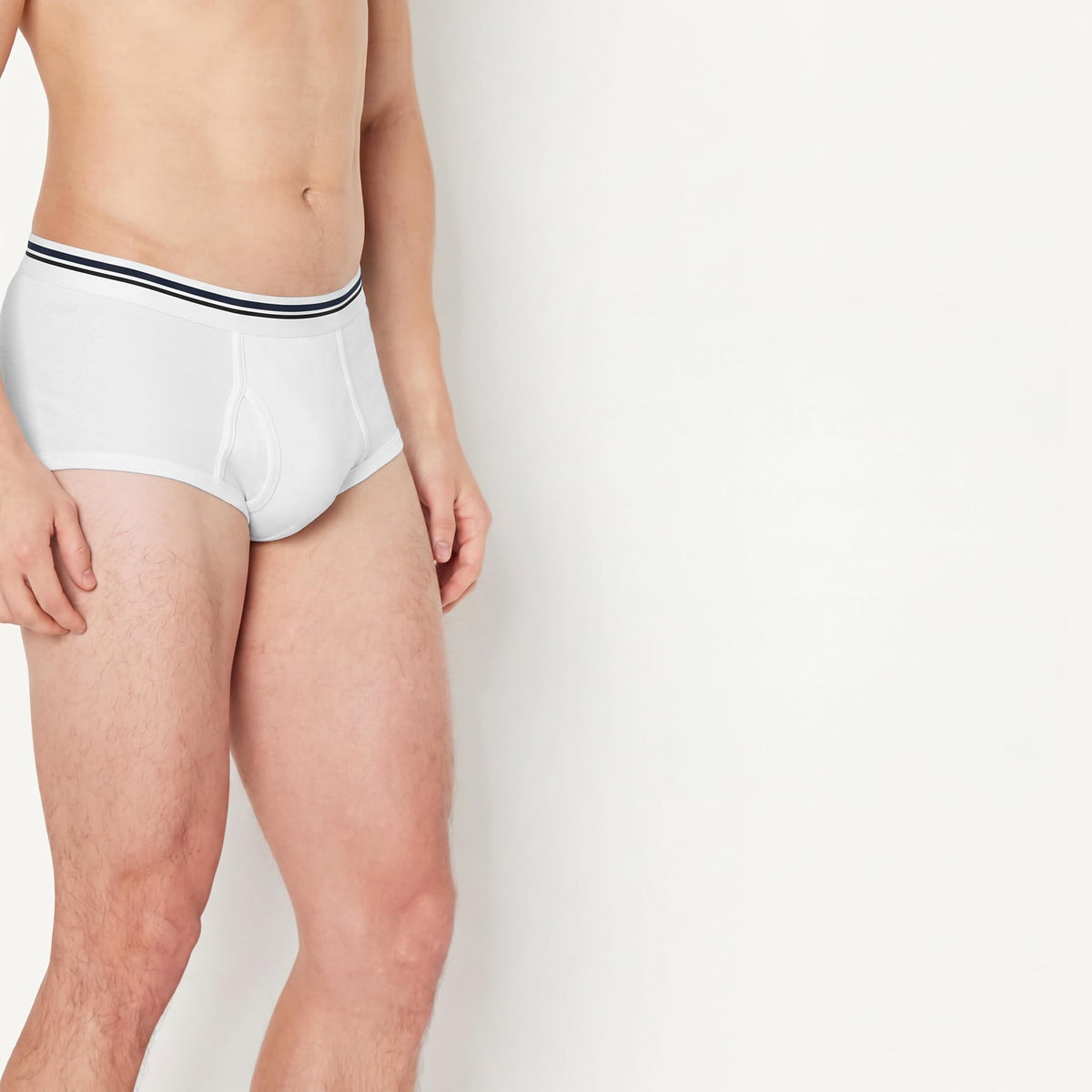 Amazon Essentials Men's Breathable Ribbed Knit Briefs with Elasticized Waistband, Multipacks