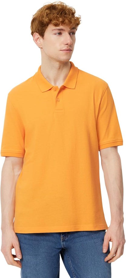 Amazon Essentials Men's Regular-Fit Cotton Pique Polo Shirt