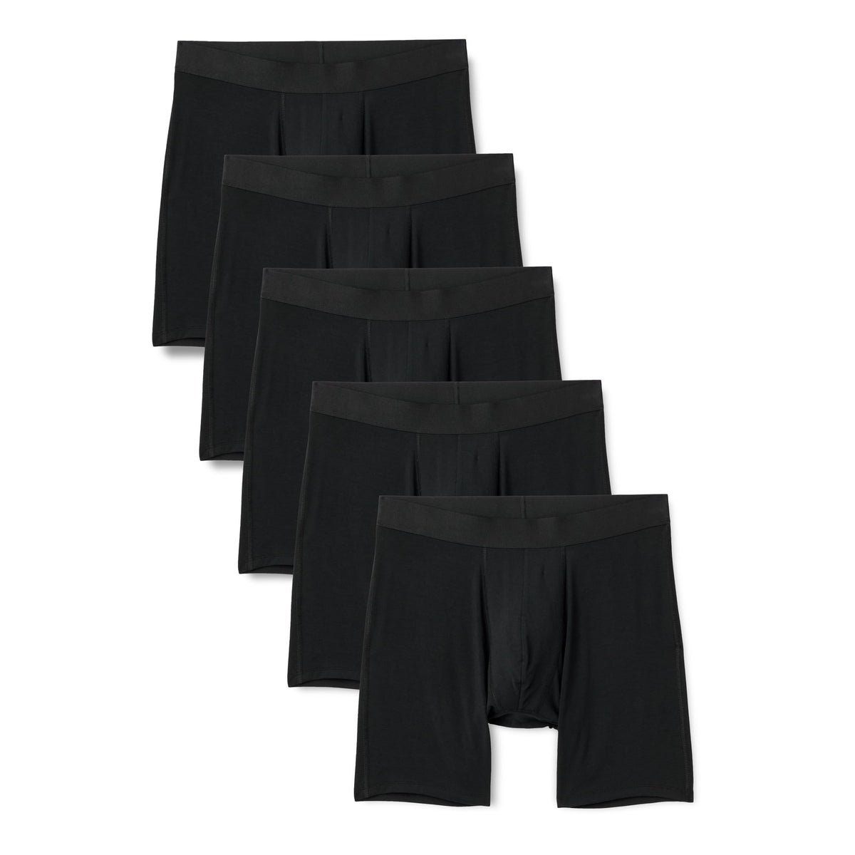 Amazon Essentials Men's Super Soft Modal Boxer Briefs, Pack of 5