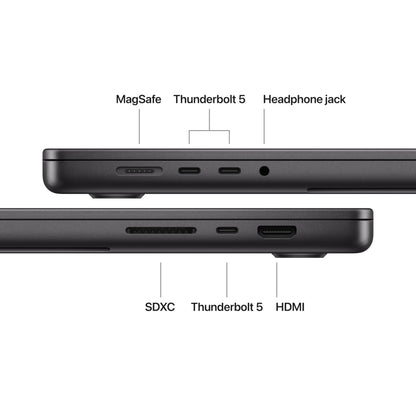 Apple MacBook Pro Laptop with M5 Max, 18‑core CPU, 40‑core GPU: 16.2-inch Display, 128GB Memory, 2TB SSD; Silver