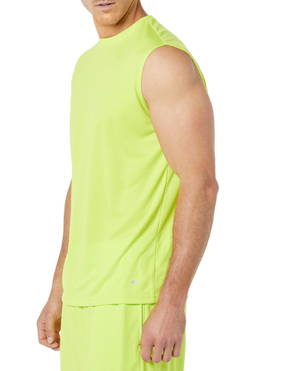Amazon Essentials Men's Active Performance Tech Muscle Sleeveless Top, Breathable Moisture Wicking Workout Shirt, Pack of 2