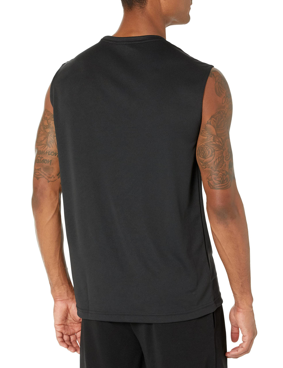 Amazon Essentials Men's Active Performance Tech Muscle Sleeveless Top, Breathable Moisture Wicking Workout Shirt