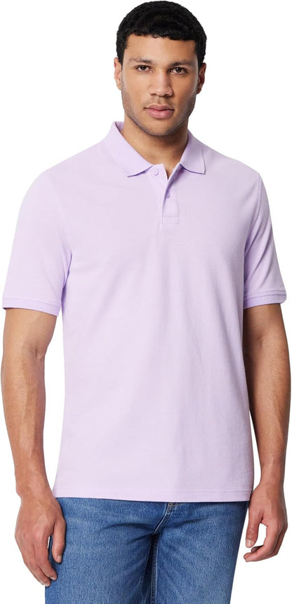 Amazon Essentials Men's Regular-Fit Cotton Pique Polo Shirt