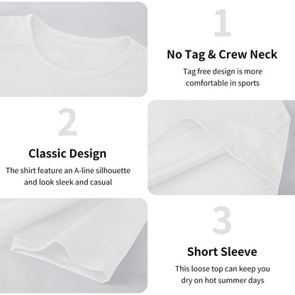 5 Pack Athletic Mens T Shirts Mesh Quick Dry Short Sleeve Tee Shirts Mens