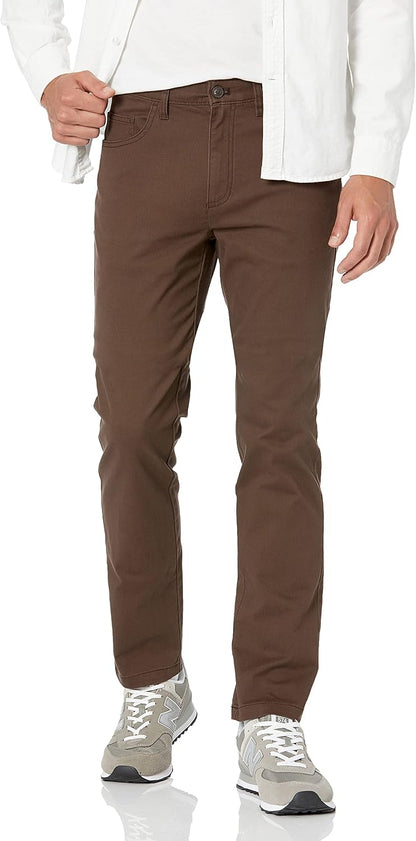 Amazon Essentials Men's Skinny Fit 5-Pocket Comfort Stretch Chino Pants