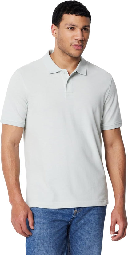 Amazon Essentials Men's Regular-Fit Cotton Pique Polo Shirt