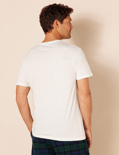 Amazon Essentials Men's Slim Fit Crewneck Undershirts, Pack of 6
