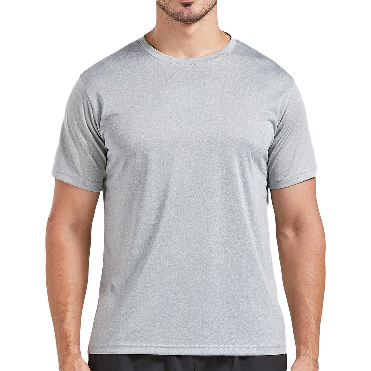 5 Pack Men's Dry Fit T Shirts Athletic Running Gym Workout Short Sleeve Tee Shirts for Men