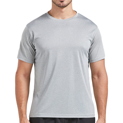 5 Pack Men's Dry Fit T Shirts Athletic Running Gym Workout Short Sleeve Tee Shirts for Men