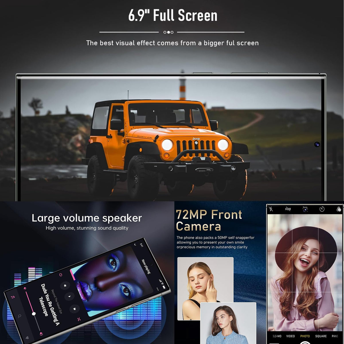 I26 Ultra 5G Unlocked Smartphone 1TB Android 14