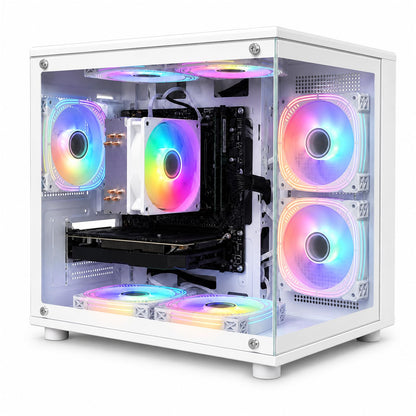 Desktop PC, i7-7700, RX 580 8GB, 16GB RAM, 256GB SSD, WiFi 6, Black