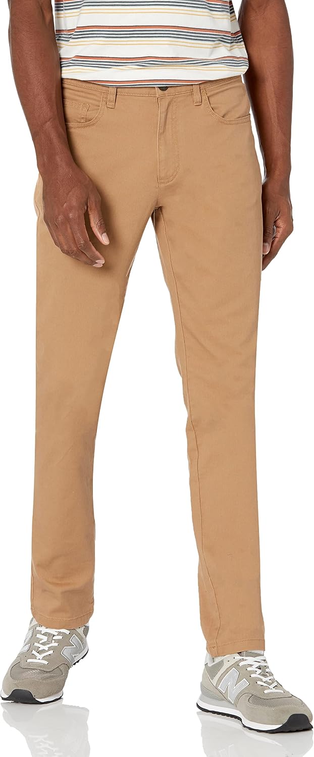 Amazon Essentials Men's Skinny Fit 5-Pocket Comfort Stretch Chino Pants