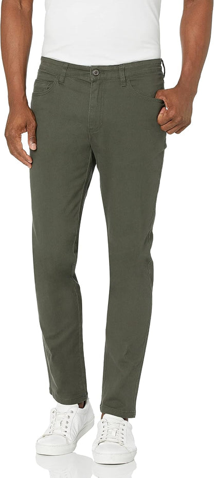 Amazon Essentials Men's Skinny Fit 5-Pocket Comfort Stretch Chino Pants